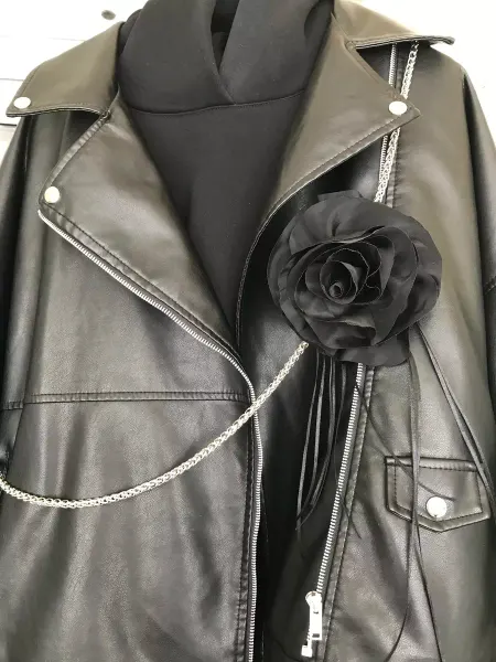 Fashion&CVETOK Брошь цветок из ткани
