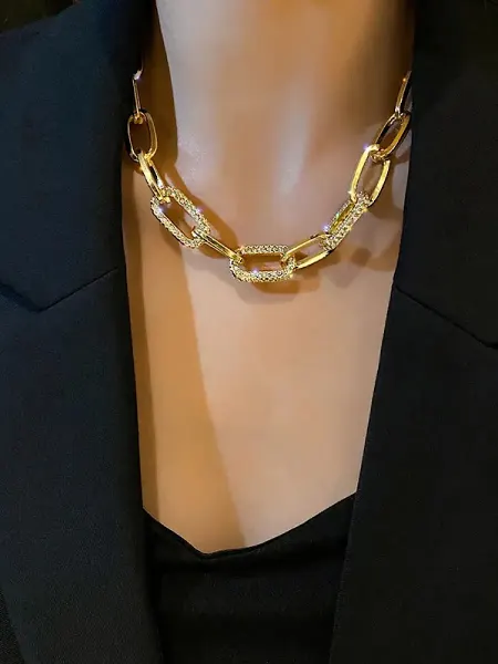 LADY PANTHER Jewelry Колье цепь крупная массивная