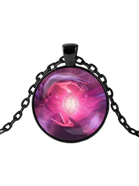 Runes&Gems Кулон-амулет с цепочкой и подвеской Магический кристалл