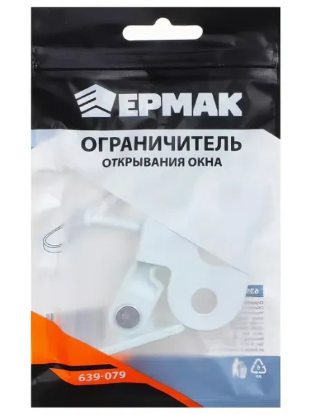 ЕРМАК Ограничитель открывания окна гребёнка, пластик 639-079