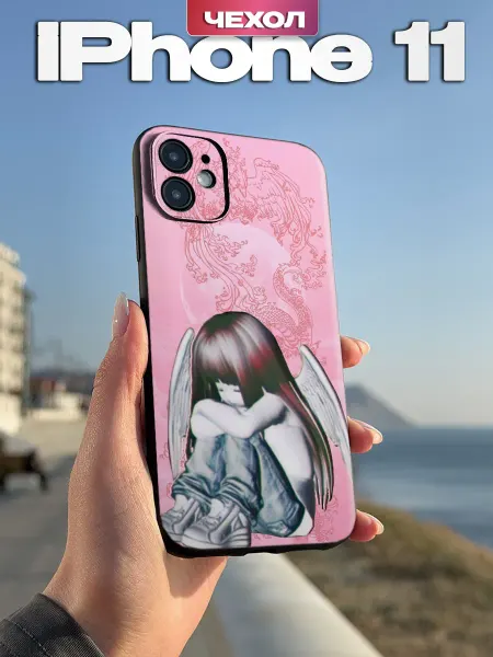 PBl store Чехол на iPhone 11 с принтом Ангел пинтерест