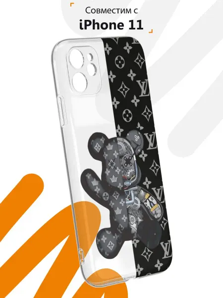 Мобилиус Чехол на iPhone 11 с принтом Мишка Луи