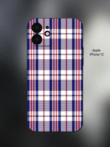 ANP Case Чехол на iPhone 12 клетчатый