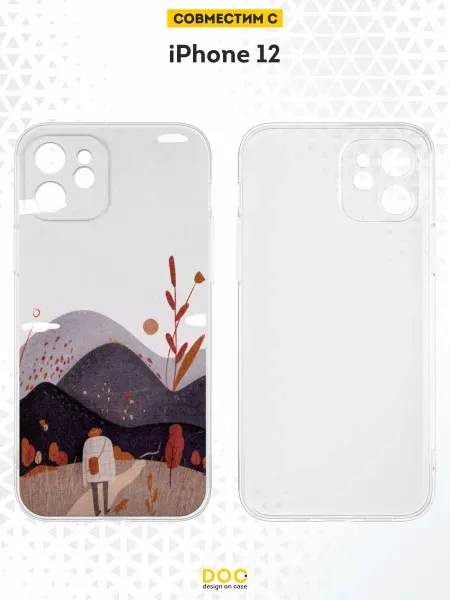 DesignOnCase Чехол на iPhone 12 с принтом Осень