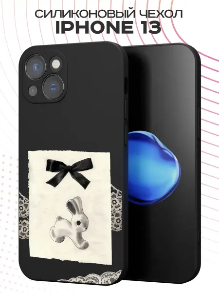 FACTORIA Чехол на Apple iPhone 13 с принтом Зайчик пинтерест