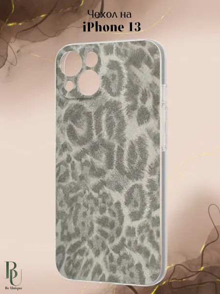 Be Unique Чехол на iPhone 13 с леопардовым принтом