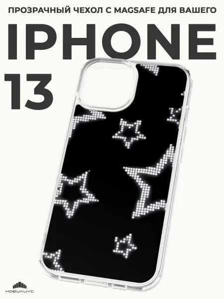Мобилиус Чехол-бампер на iPhone 13 с принтом y2k