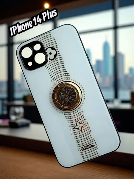 ELNAZ COVER Чехол на iphone iphone 14 Plus с кольцом стразы