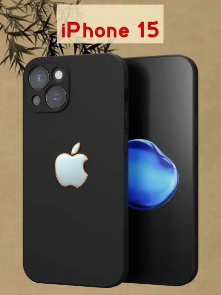 МобиСтиль Чехол на Apple Iphone 15 с рисунком Apple