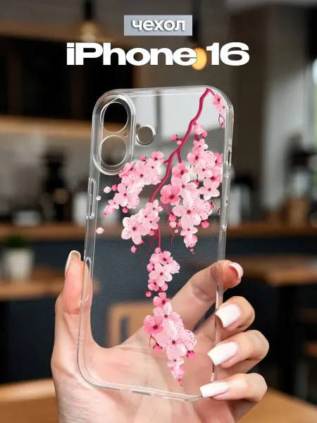 FACTORIA Чехол на IPhone 16 с принтом Сакура