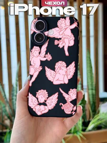PBl store Чехол на iPhone 17 с милым принтом для девочек