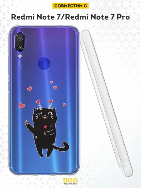 DesignOnCase Чехол на Xiaomi Redmi Note 7 с принтом котики