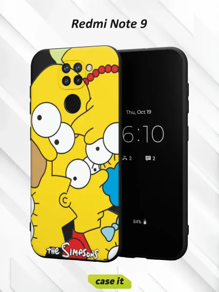 Case it Чехол на Redmi Note 9с принтом The Simpsons
