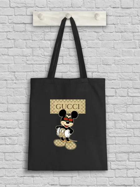 Каждому Своё Шоппер Микки Маус Минни Маус Disney Игривая Сумка Черный