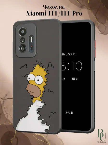 Be Unique Чехол бампер на Xiaomi Mi 11t и 11t Pro Гомер Мем