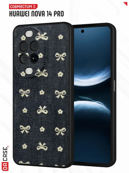 DACase Чехол на Huawei Nova 14 Pro с принтом Бант
