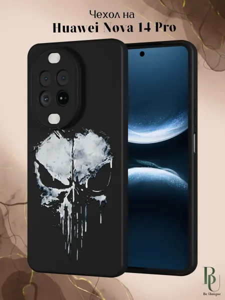Be Unique Чехол на Huawei Nova 14 Pro с принтом Каратель