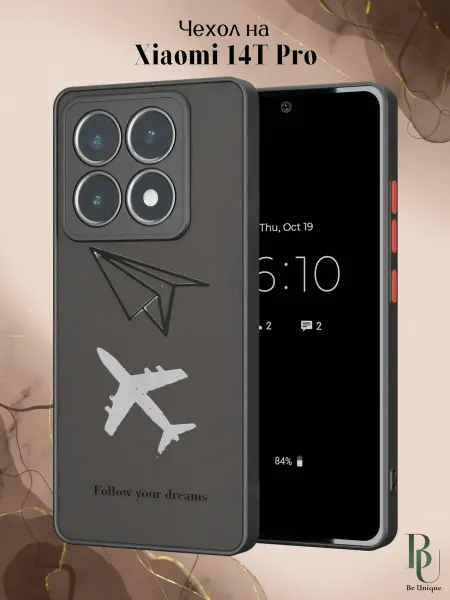 Be Unique Чехол бампер на Xiaomi 14T Pro Самолет