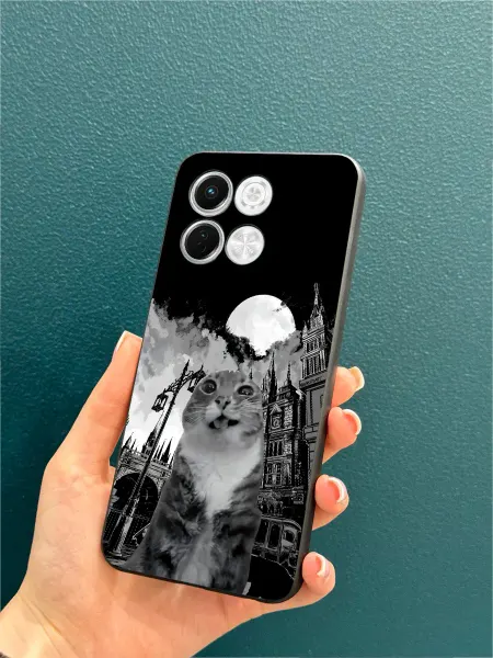 PBl store Чехол на Tecno Spark 30 5G с принтом Кот мем