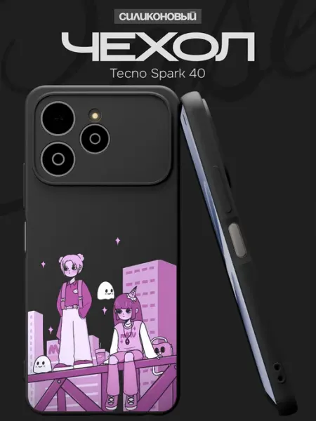 FACTORIA Чехол на Tecno Spark 40 с принтом Аниме