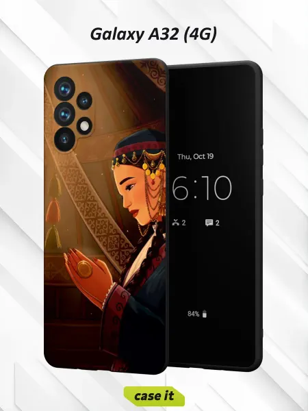 Case it Чехол на Samsung A32 4Gс принтом Девушка