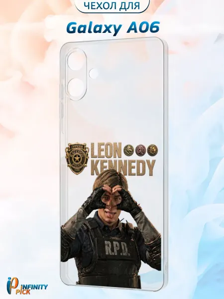 Infinity pick Чехол на Galaxy A06 с принтом Leon Kennedy