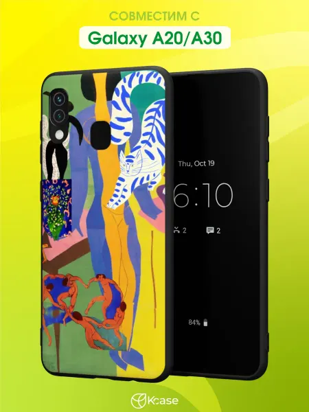 Kcase Чехол на Samsung A30 и A20 с принтом Танец