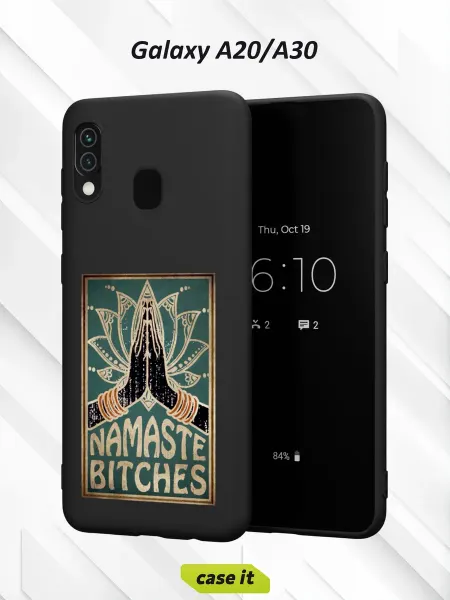 Case it Чехол на Samsung A30 и A20с принтом Namaste