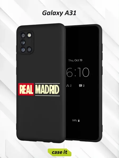 Case it Чехол на Samsung A31с принтом Real Madrid FK