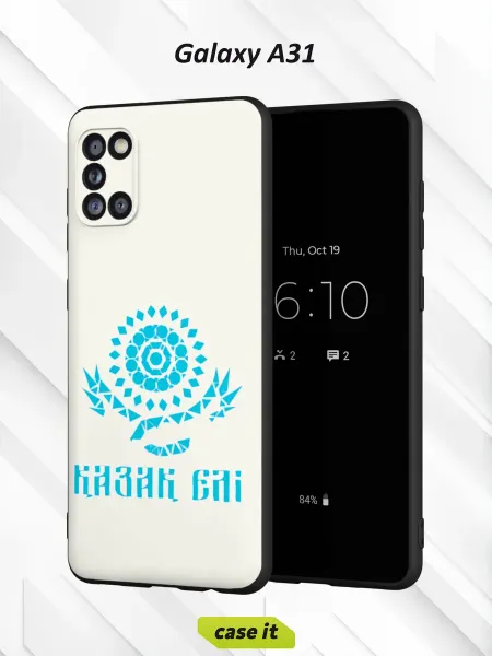 Case it Чехол на Samsung A31с принтом Эмблема Казахстан