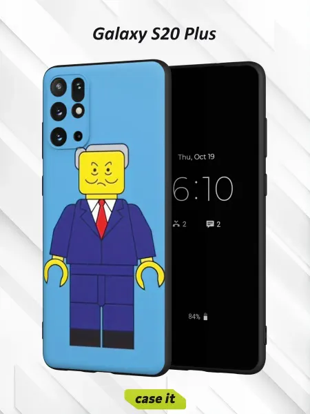 Case it Чехол на Samsung S20+с принтом Лего
