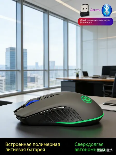 Redragon Игровая мышь компьютерная с RGB подсветкой