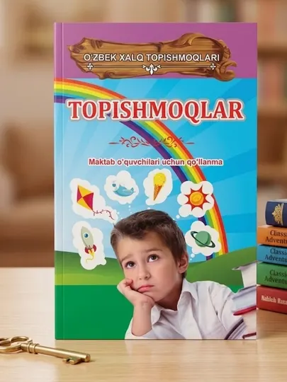 Книга «Topishmoqlar» (Загадки) — Интеллектуальное пособие для школьников!