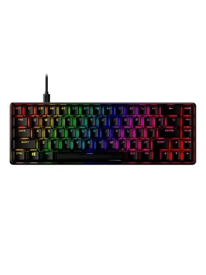 Механическая игровая клавиатура HyperX Alloy Origins 65, RGB подсветка, формат 65%, USB