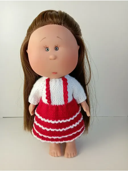 Doll Up Одежда для куклы платье для куклы Миа, 30 см