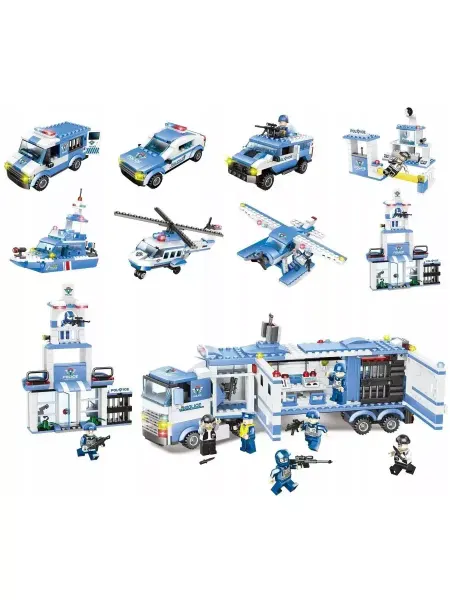 LEGO Конструктор police Полицейская фура пластиковый