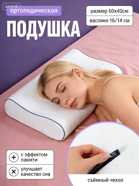 Dorez Подушка ортопедическая Эрго 60х40х16 14