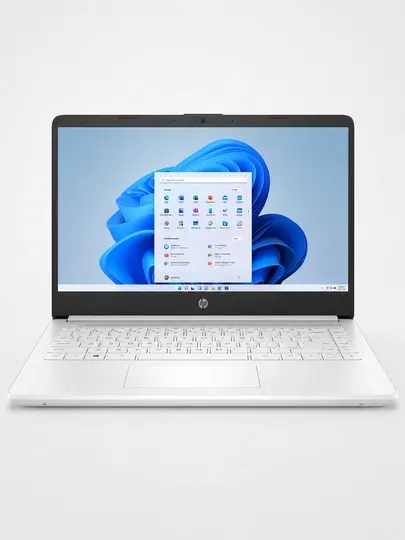 Ноутбук HP 14-dq0052dx N4120 8/64 ГБ eMMC 14″ HD Snowflake White