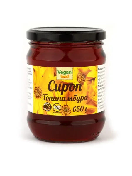 Vegan Food Сироп топинамбура натуральный без сахара 650 г