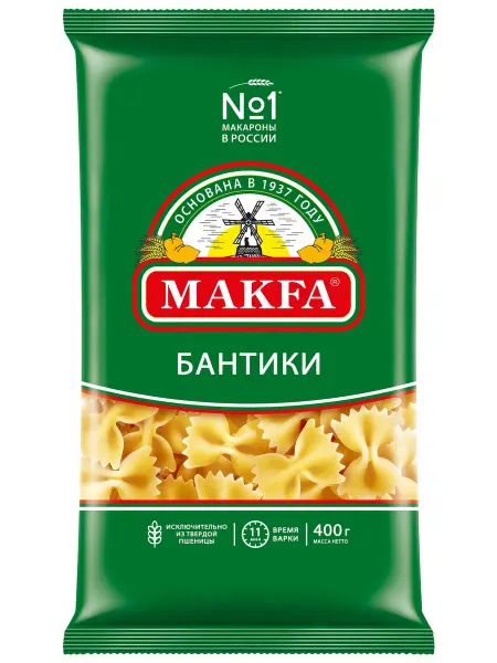 Макароны Makfa Бантики