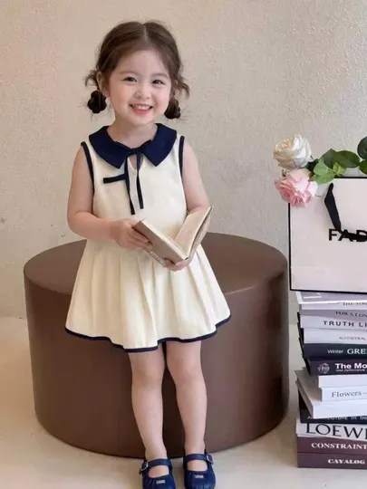 Летнее платье для девочек, 2–4 лет