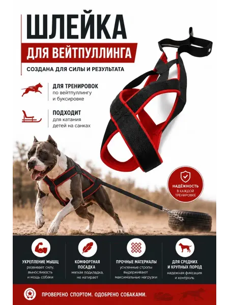 Спецкинология Шлейка для вейтпуллинга