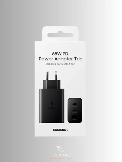 Зарядное устройство (головка) Samsung 65W Power Adapter Trio USB-C