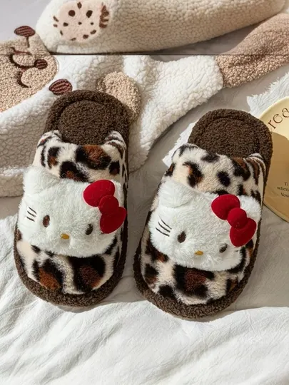Тапочки Hello Kitty, женские, нескользящие, домашние