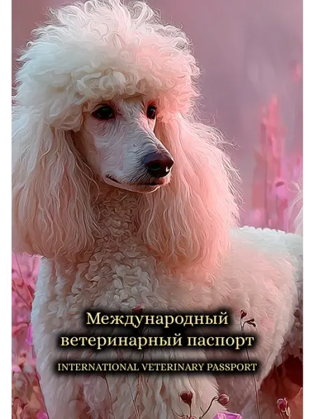 Ветеринарный паспорт с аудио-записью пудель