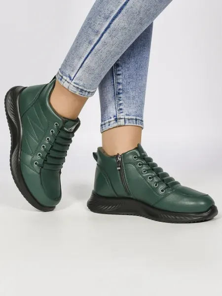 Chici Shoes Ботинки демисезонные кожаные высокие