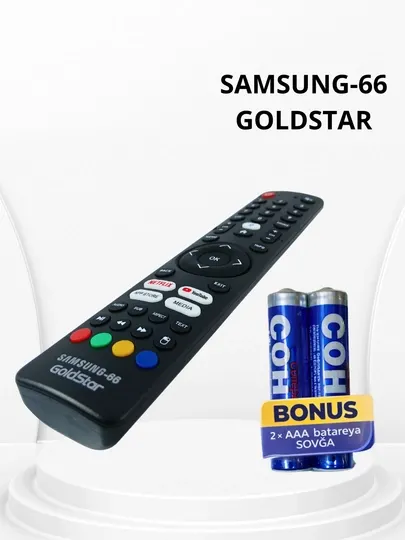 Пульт Samsung 66 GoldStar для телевизоров Smart TV LCD LED универсальный
