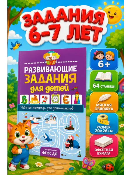 Владис Рабочая тетрадь для дошкольников. 6–7 лет
