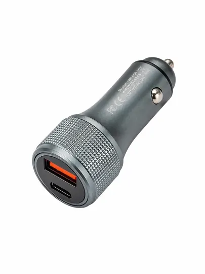 Автомобильная быстрая зарядка, USB-A + Type-C, 67 Вт
