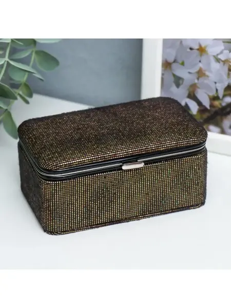 Сималенд Шкатулка "Квадраты. Шоколад" 6х7х12 см